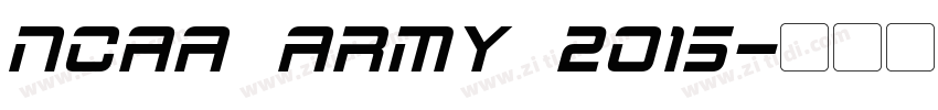 NCAA Army 2015字体转换